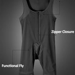 Men’s Abdomen Body Shaper Legs Control Bodysuit