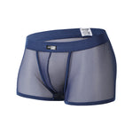 Men's Sexy Transparent Mesh Trunks
