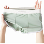 4 Pack Men's Mid-Rise Solid Color Stretch Fit Breathable Trunks
