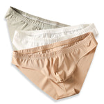 4 Pack Men's Ice Silk Lightweight Breathable Minimalist Briefs