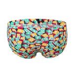 3 Pack Men's Trendy Prints Sexy Day-Long Comfort Cooling Touch Briefs