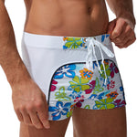 Men's Comfy Waistband Stay-Put Fit Bold Prints Swim Shorts & Trunks