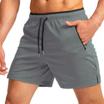 Men's Zipper Pockets & Quick-Dry Movement-Friendly Activewear Shorts