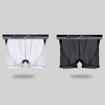 Men's Ice Silk Hip Hollow Mesh Boxer Briefs