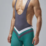 Men’s Fitness Swimming Wrestling Singlet Bodysuit