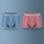 Men's Seamless Trunks with Organic Latex Support Cup