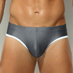 2 Pack Men's Solid Color Breathable U-Pouch Low-Rise Comfy Jockstrap