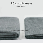 Men's High Waist Plus Fleece Cotton Warm Pants with  with Fly