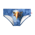 Men's Low-Rise Stylish Animal Print Swim Briefs