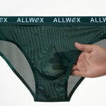 4 Pack Men's Stretch Fit Low-Rise Zero-Irritation Soft-Bound Edges Cooling Briefs