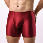 2 Pack Men's Second-Skin Feel Smooth Touch Anti-Chafing Boxer Briefs