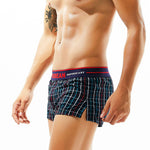 Men’s Relaxed Plaid Vent Cotton Boxers