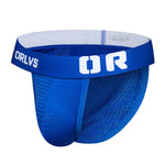 2 Pack Men's Sexy Transparent Seamless Mesh Solid Color Breathable Trunks & Bikini