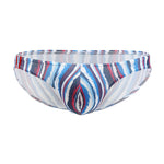 4 Pack Men's Low-Rise Printed U-Pouch Mesh for Breathability Briefs