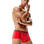2 Pack Men's Low-Rise Cotton Breathable Trunks Suitable for Sports