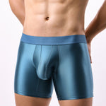 2 Pack Men's Contoured Pouch Casual & Sporty Anti-Chafing Boxer Briefs