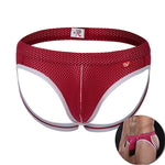 4 Pack Men's Low Waist Sexy Breathable Butt Lifting Stylish Comfortable Jockstrap