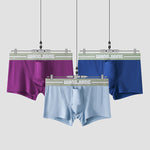3 Pack Men's Reinforced Pouch Breathable Seamless Comfort Trunks