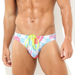 Men’s Colorful Low-rise Briefs With Drawstring
