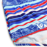 Men's Striped Trunk Square Leg Swimsuit