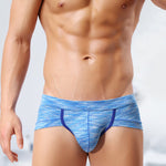 4 Pack Men's Premium Cotton Antibacterial Supportive Large Pouch Zero-Irritation Trunks