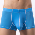 3 Pack Men's Large Pouch Contrast Binding Trunks
