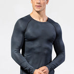 Men's Moisture-Wicking Lining No-Roll Waistband Full Coverage Activewear Tops & Tights