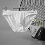 2 Pack Men's U-Shaped Pouch Single Layer Moisture-Wicking Comfortable Sexy Bikini
