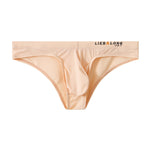 4 Pack Men's Ice Silk Low-Rise Big Pouch Sexy Comfortable Bikini