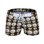 Men's Bold Prints Quick-Dry Fabric Seamless Comfort Swim Shorts & Trunks