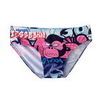 Men's 3D Pouch Trendy Cartoon Swim Briefs