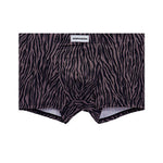 4 Pack Men's Leopard Print Mid-Rise Breathable Antibacterial Trunks