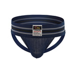 2 Pack Men's Supportive Fit Comfy Waistband Anti-Chafing Stretch Jockstrap