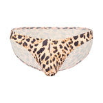 4 Pack Men's Low Rise Print U-Pouch Moisture Wicking Bikinis