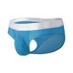 3 Pack Men's Ultra-Thin Ice Silk Briefs with Separation Pouch and Breathable Cooling Comfort