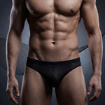 2 Pack Men's Breathable Soft Quick-Dry Mid-Rise Daily Comfort Solid Color Bikini