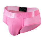 Men's Solid Color Mesh Breathable Sports Fitness Briefs