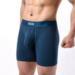 2 Pack Men's Soft-Touch Waistband Movement-Friendly Stretch Fit Boxer Briefs