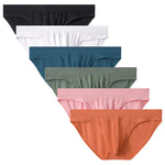 3 Pack Men's Sexy Threaded U-Shaped Briefs
