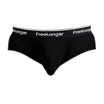 FreeLonger Men's Comfy Separate Support Pouch Briefs