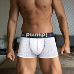 2 Pack Men's Athletic Mesh Trunks with Sculpted Pouch and Stretch Fit