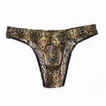 3 Pack Men's Sexy & Bold Animal Print Low-Rise Breathable Briefs