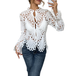 Thelma | Modern Hollow Detail Blouse