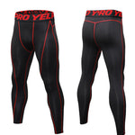 Men's Full Coverage Mesh Panel Quick-Dry Fabric Odor-Control Tops & Tights