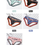 3 Pack Men's Low-Rise Ice Silk Jockstrap