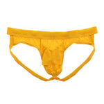 3 Pack Men's Solid Color Contoured Pouch Skin-Friendly Jockstraps