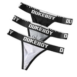3 Pack Men's Breathable & Stretchy Lifting Effect Large Pouch Thongs