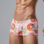 2 Pack Men's Cotton Casual Trunks Underwear