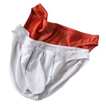 4 Pack Men's Low-Rise Textured Solid Briefs with Enhanced Pouch