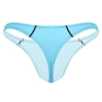 3 Pack Men's Low-Rise U-Pouch & Thin Edging Sporty Cut Thongs